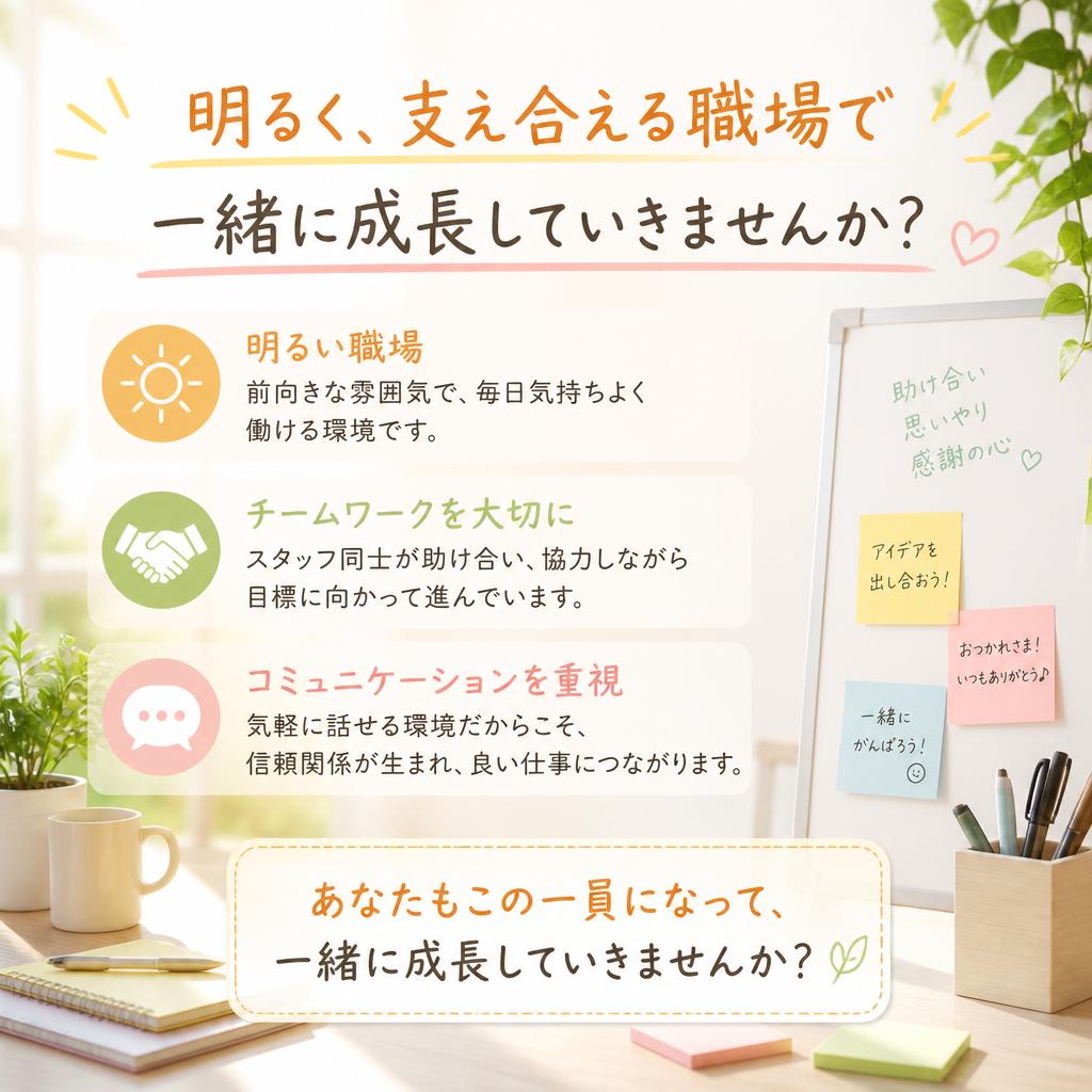 職場の雰囲気とチームワークの大切さ