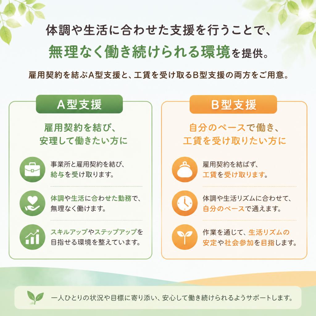 柔軟な支援体制
