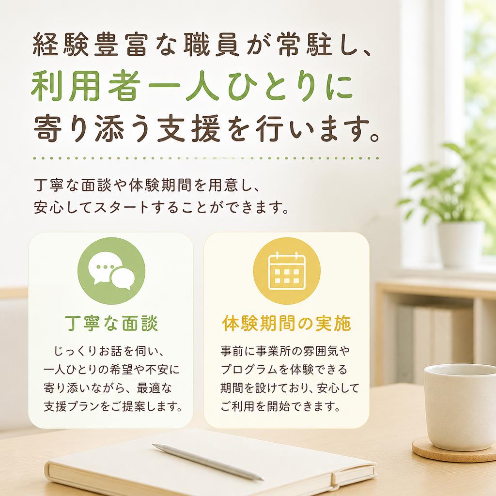 安心のサポート体制